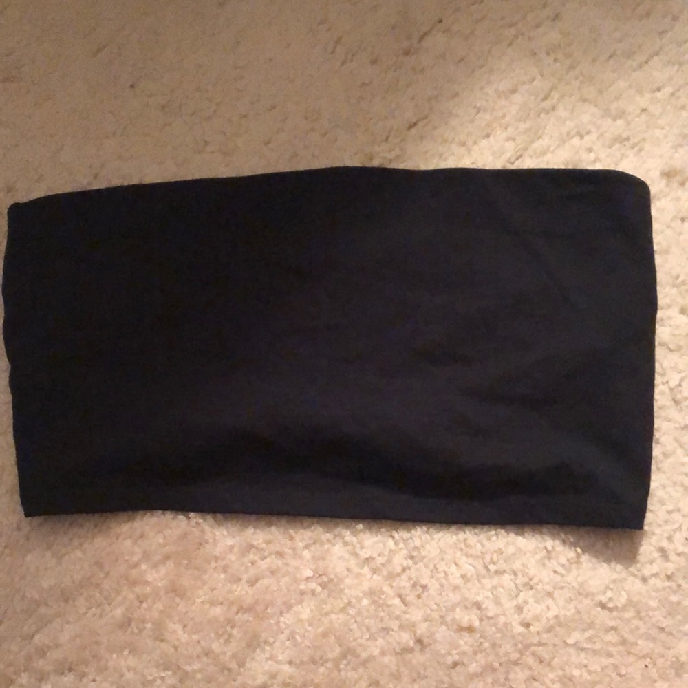 aerie black bandeau top